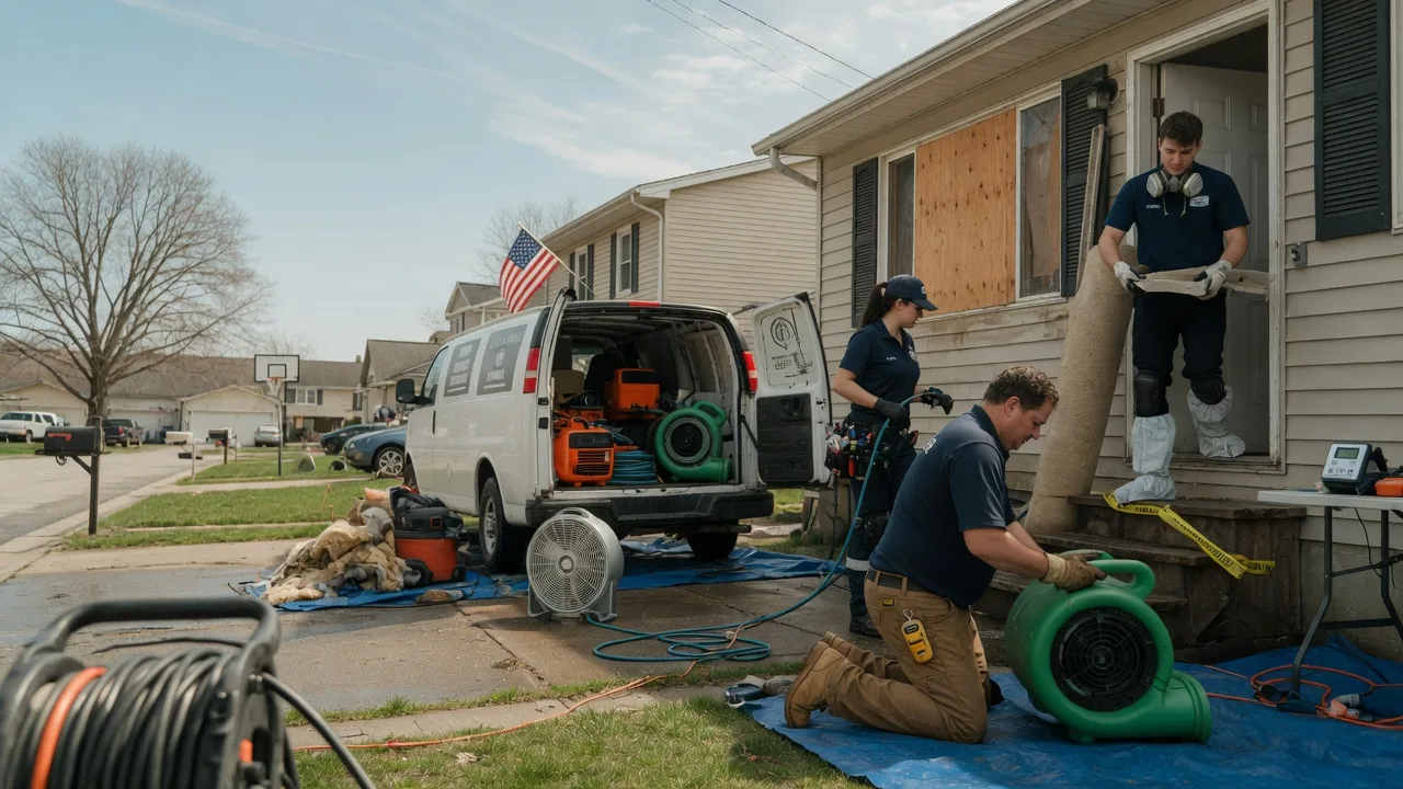 Water Damage Restoration in Bonduel, WI near me